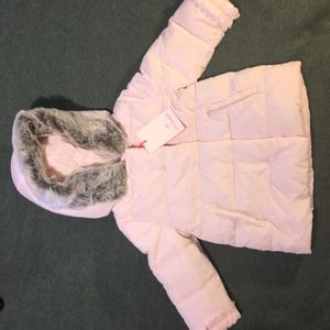 Lili Gaufrette pink puffer size 9M
